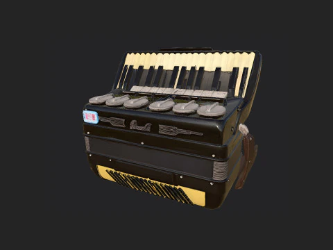 Accordion 004 3D Model