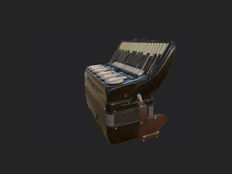 Accordion 004 Model 3D