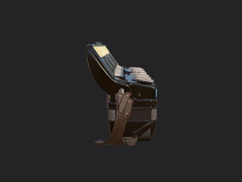 Accordion 004 3D Model