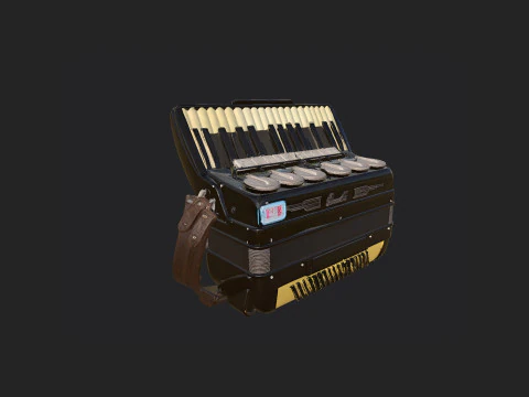 Accordion 004 3D Model