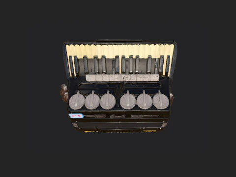 Accordion 004 3D Model