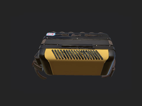 Accordion 004 Model 3D