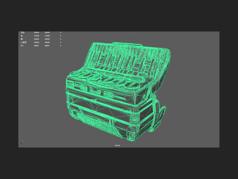 Accordion 004 Model 3D