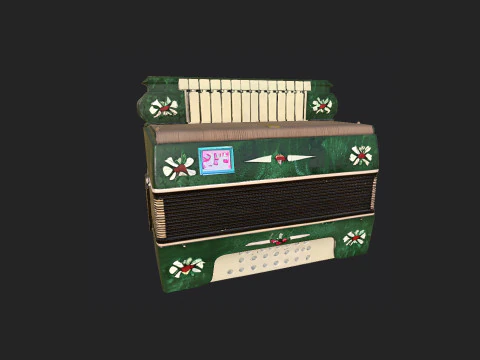Accordion 006 3D Model