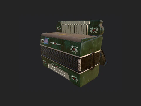 Accordion 006 3D Model