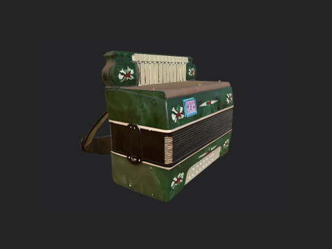 Accordion 006 3D Model