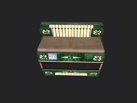 Accordion 006 3Dモデル