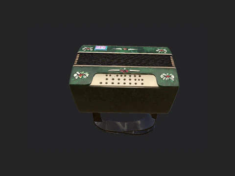 Accordion 006 3D Model