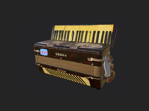 Accordion 007 3D Model