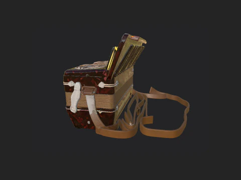 Accordion 007 3D Model