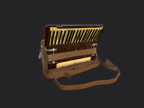 Accordion 007 3D Model