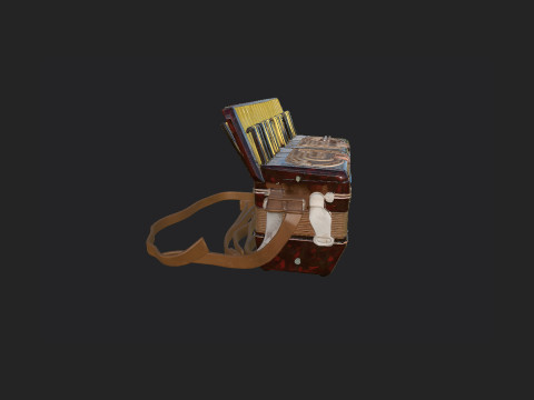 Accordion 007 3D Модель