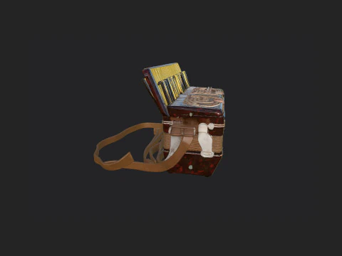 Accordion 007 3D Model