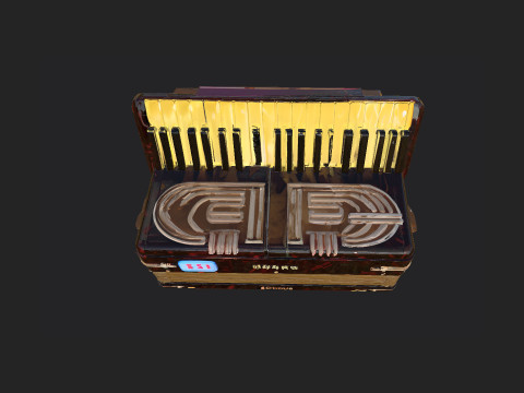 Accordion 007 3D Модель