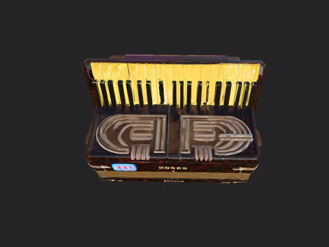Accordion 007 3D Model