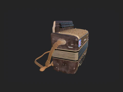 Accordion 008 3D Model