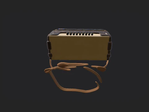 Accordion 008 3D Model
