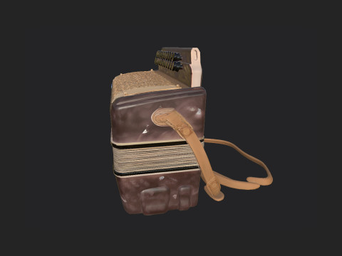 Accordion 008 3D Модель