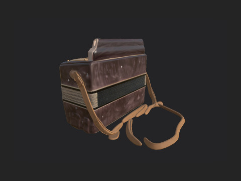 Accordion 008 3D Модель