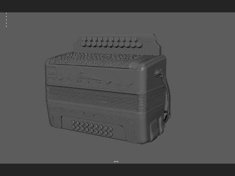 Accordion 008 3D Модель