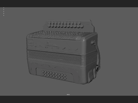 Accordion 008 3D Model