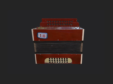 Accordion 009 3D Model