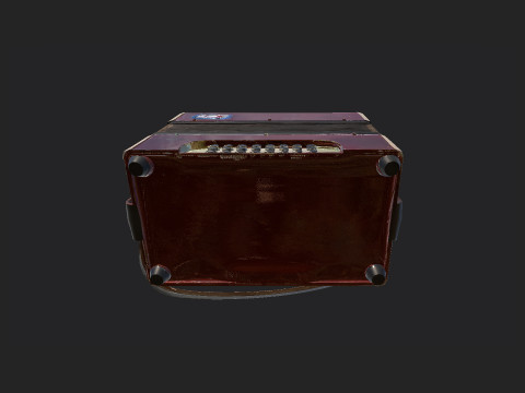 Accordion 009 3D Model
