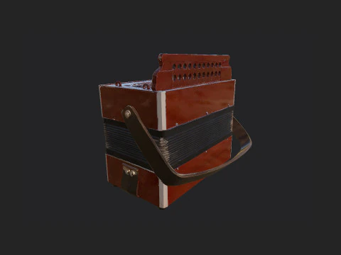 Fisarmonica 009 Modello 3D