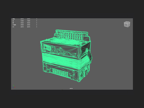 Accordion 009 3D Model