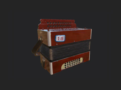 Fisarmonica 009 Modello 3D