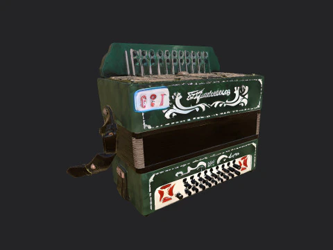 acordeon 010 Modelo 3D