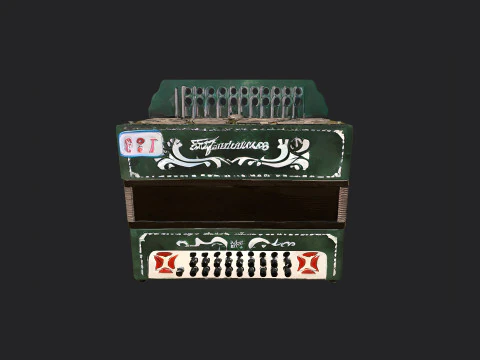 Fisarmonica 010 Modello 3D
