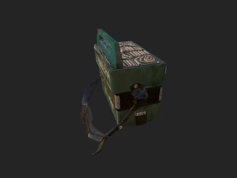 Accordion 010 3D Модель