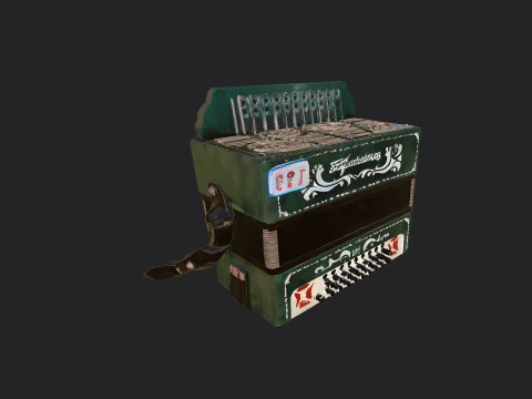 Fisarmonica 010 Modello 3D