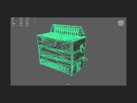 Accordion 010 3D Модель