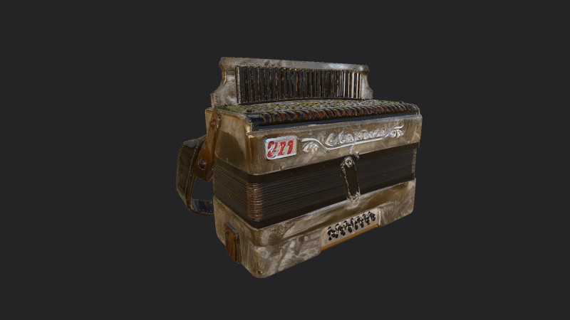Accordion 011 Modelo 3D .c4d .max .obj .3ds .fbx .stl .blend