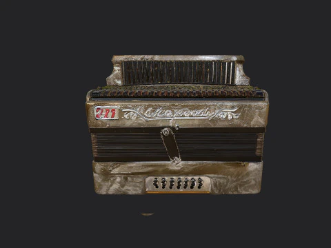 Accordion 011 3D Model
