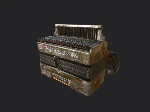 Accordion 011 3D Model