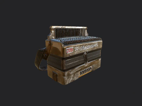 Accordion 011 3D Model