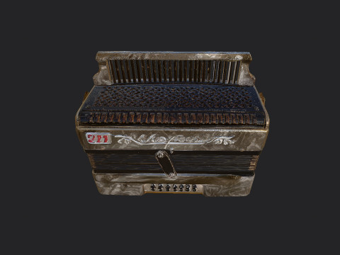 Accordion 011 Modelo 3D