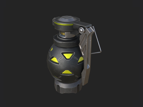 Hand Grenade 002 3D 모델