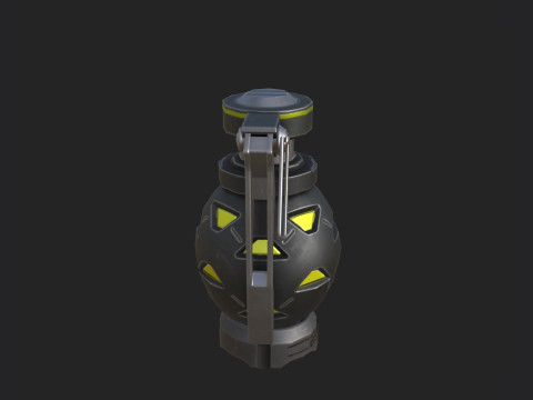 Hand Grenade 002 3D 모델