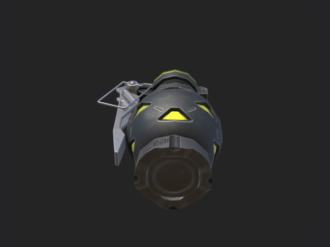 Hand Grenade 002 3D 모델
