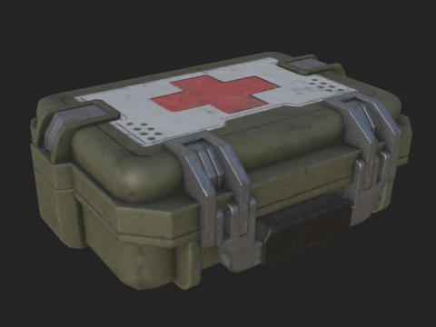 Медицинская аптечка 002 3D Модель