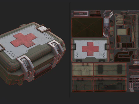 Medical Kit 002 3D Model