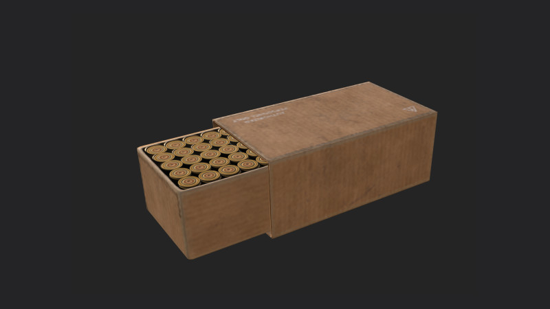 Bullet D Model 002 3D Model .c4d .max .obj .3ds .fbx .stl .blend 
