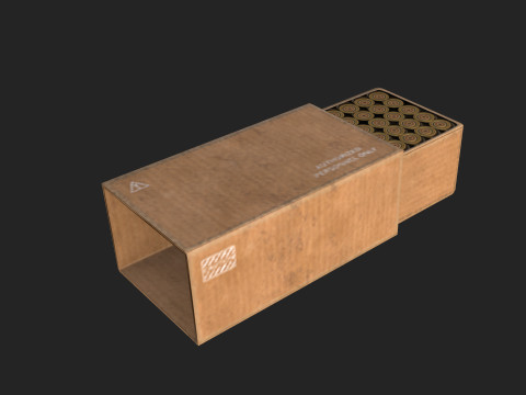 Bullet D Model 002 3D Model