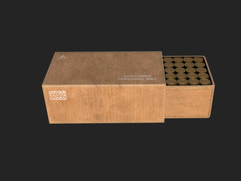 Bullet D Model 002 3D Model