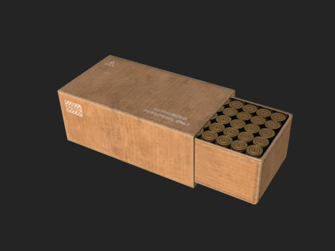 Bullet D Model 002 3D Model
