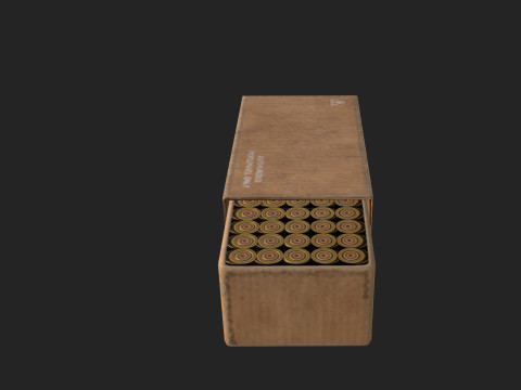 Bullet D Model 002 3D Model